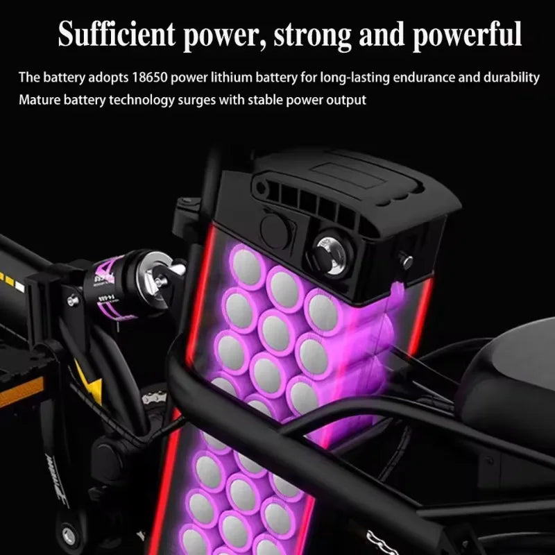 New 48V 52V Silverfish-Batterie Pour Vélo Électrique 30AH 20Ah 17Ah Batteries Haute Capacité Cellules 18650 Power 500-2000W Zpaxo