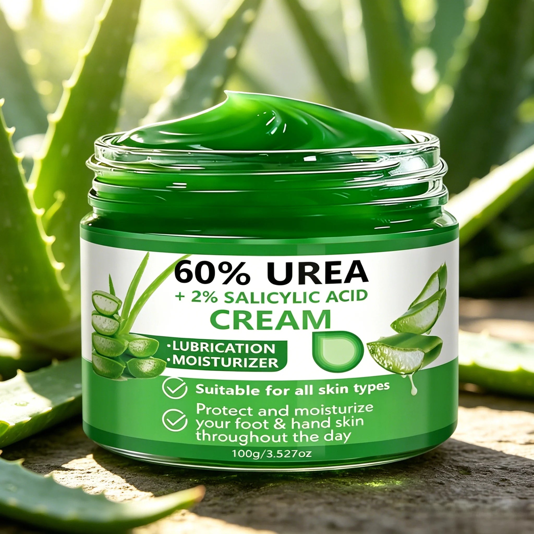 YUITIKUE 60% Urea Cream with Salicylic Acid – Dry Skin Relief Urea Foot Cream Zpaxo 1pc