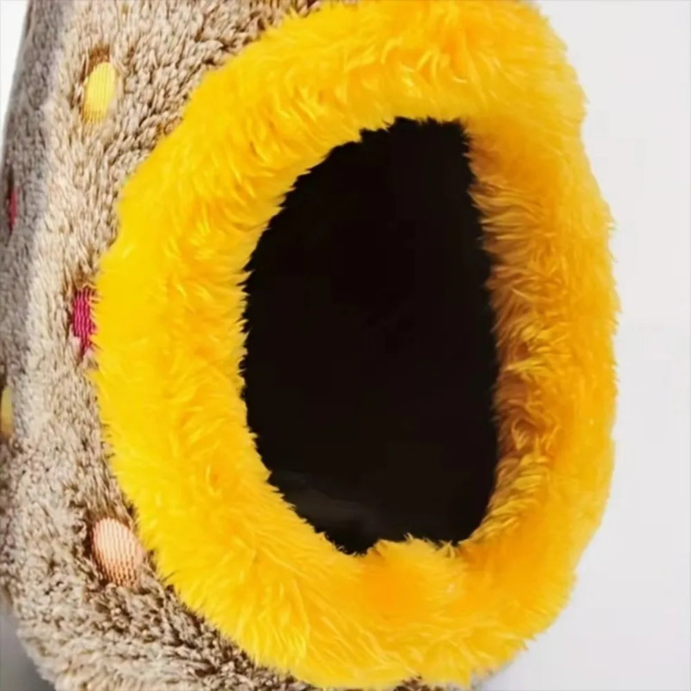 Hanging Plush Bird Nest for Parrots, Cockatiels & Lovebirds Bird Nest Zpaxo