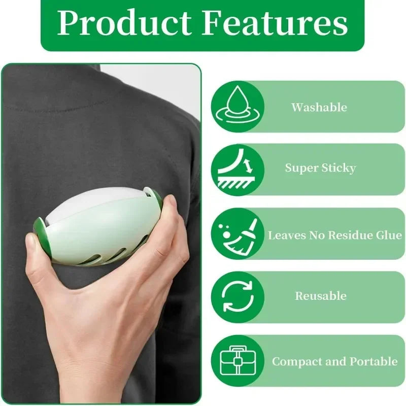 Washable Lint Remover Clothes Roller Portable Pet Hair Remover Dust Removal Eliminator Brush Hair Sticky Cleaning Tools Zpaxo