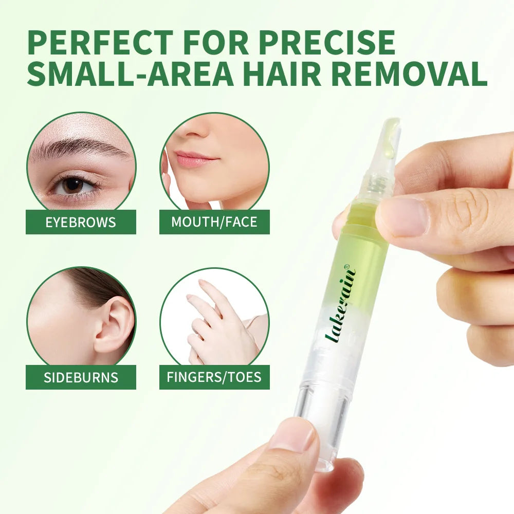 Hair Removal Wax for Eyebrow & Facial Aftercare Oil Set Gentle Long-Lasting Honey Water-Washable Hair Removal Kit Zpaxo