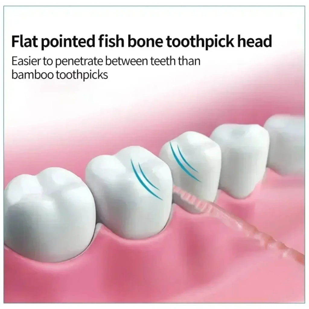 Portable Ultra-fine Toothpicks, Disposable Family Box, Double-head High-end Personalized Creative Fruit Sticks Health Tools Zpaxo