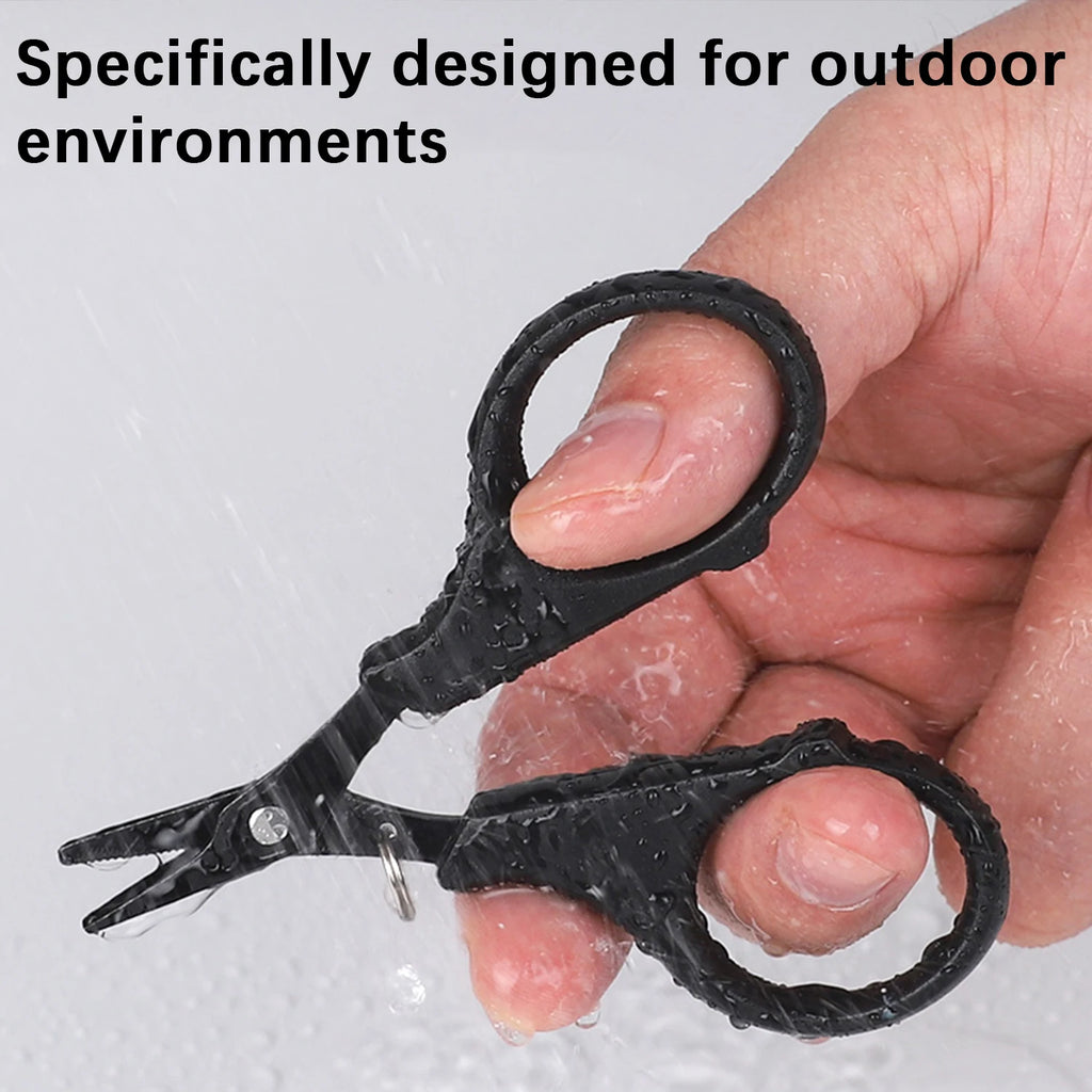 Titanium Stainless Steel Fishing Scissors – PE Braid Line Cutter