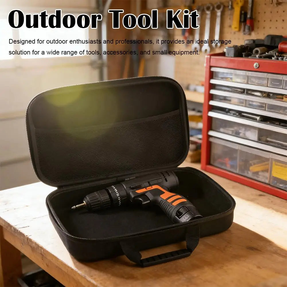 1/3pcs Portable Electric Drill Tool Storage Bag Oxford Cloth Electrician Hardware Organizer Pouch Multipurpose Drill Tool Carryi Zpaxo