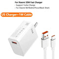 33W Fast Charger QC 3 0 USB Typec Cable 6A Quick Charging Turbo