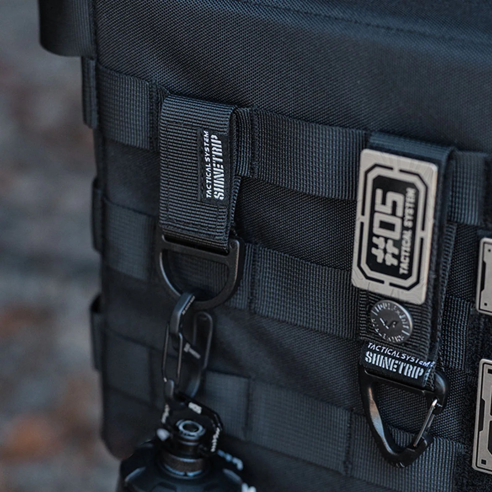 Nylon System Backpack Straps Lightweight Camping Strap Buckle Easy