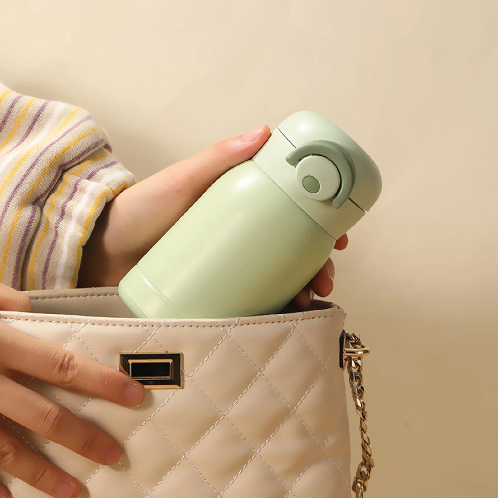 Mini Thermos Cup Pocket Stainless Steel Portable Thermal Water Bottle