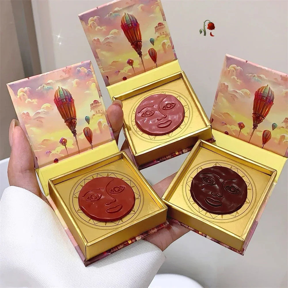 Expression Blush Cream Brown Cheek Face Rouge Relief Sunshine Blusher Zpaxo