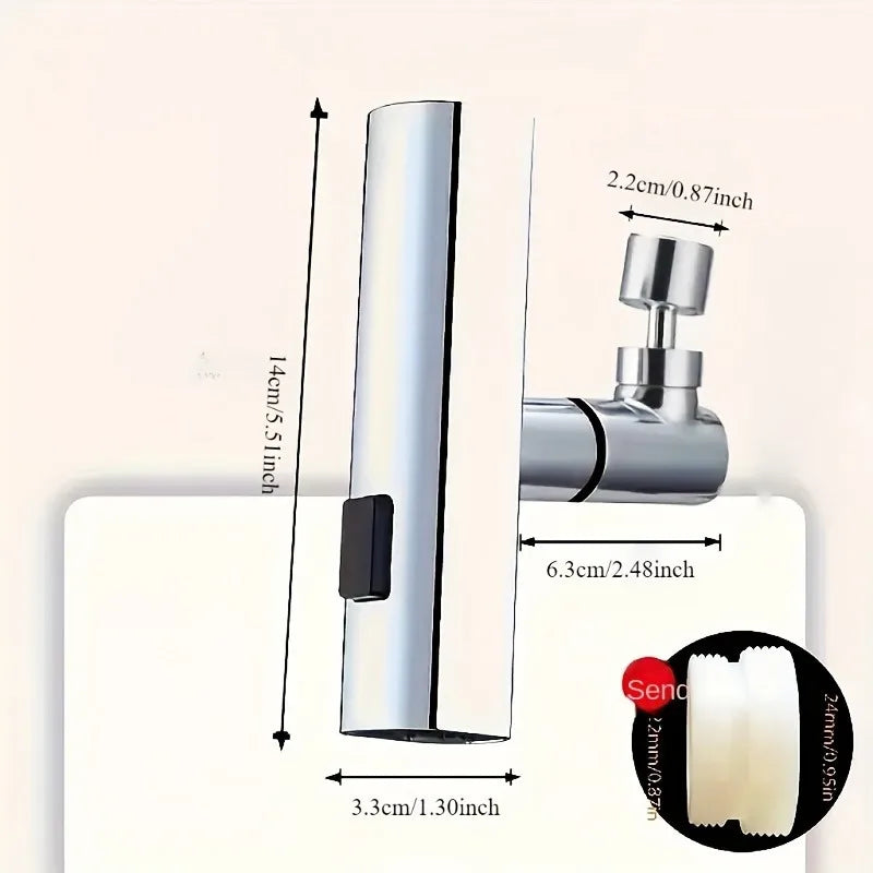Universal Copper Kitchen Faucet Aerator – 3 Flow Modes Faucet Aerator Nozzle Zpaxo