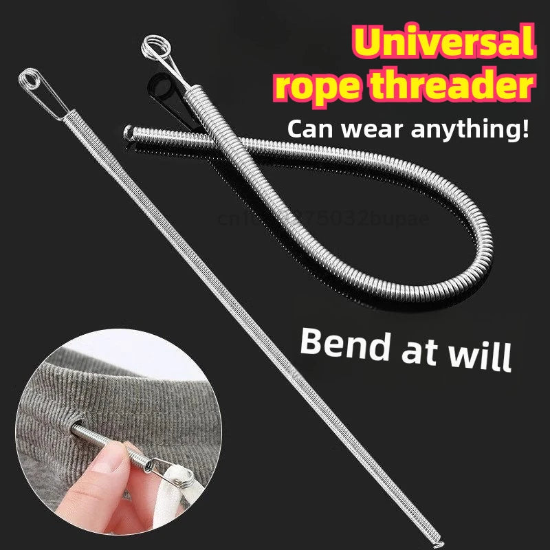 Drawstring Fastener Bendable Spring Drawstring Waist Clip The Drawstring with The Clasp Multi-functional DIY Sewing Tools Zpaxo