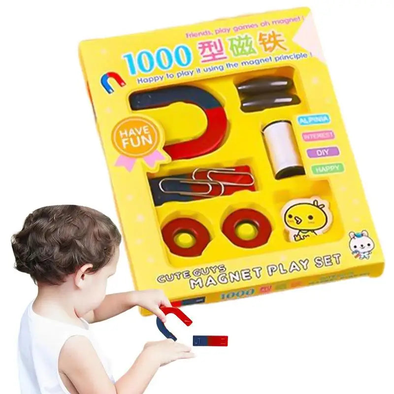 U-shaped Magnet Set For Kids Science Magnets Experiment Physics Kit For Student Stem Experiment Tool Including Horseshoe Magnets Zpaxo