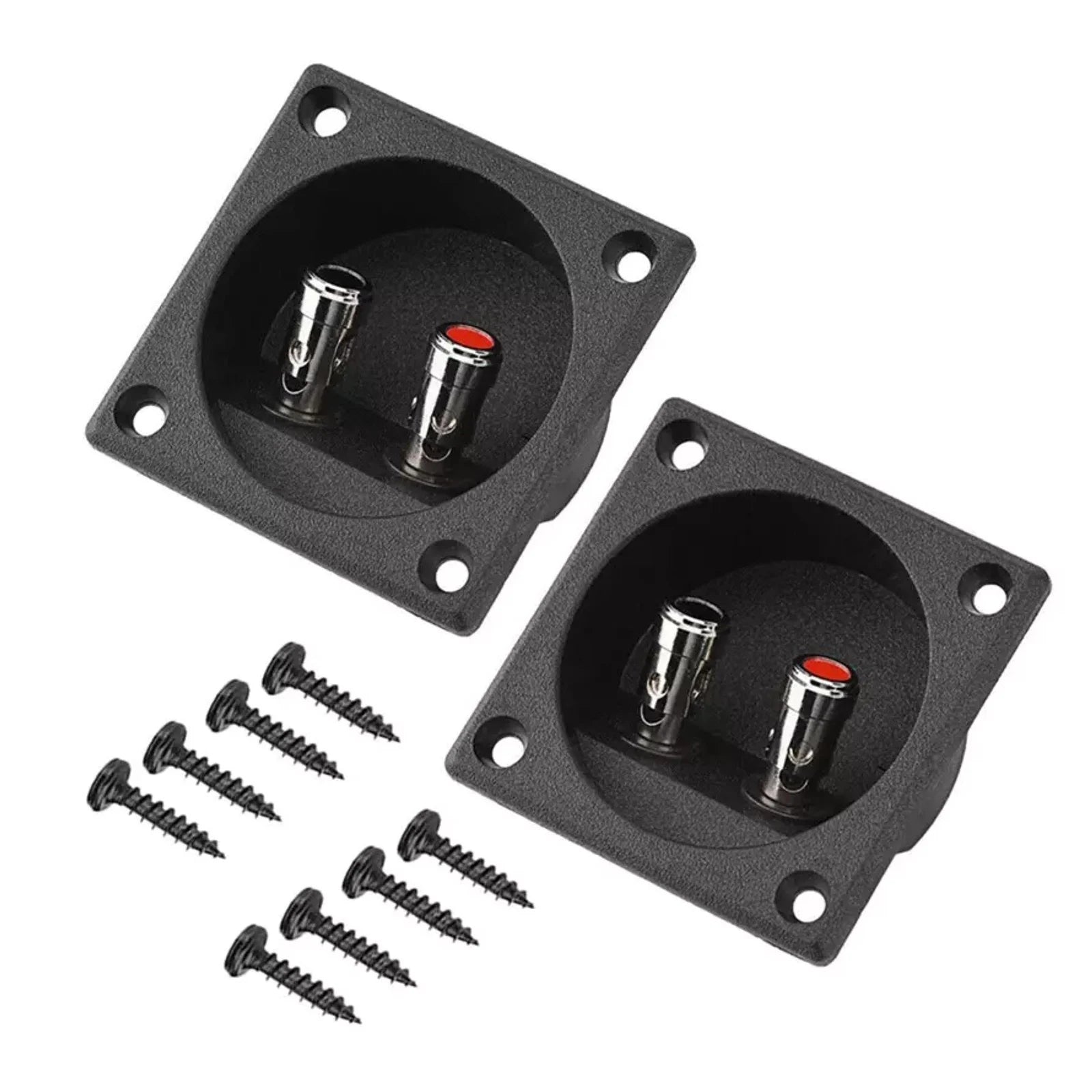 2 Way Speaker Box Terminal Binding Post Cup DIY Home Car Stereo Screw
