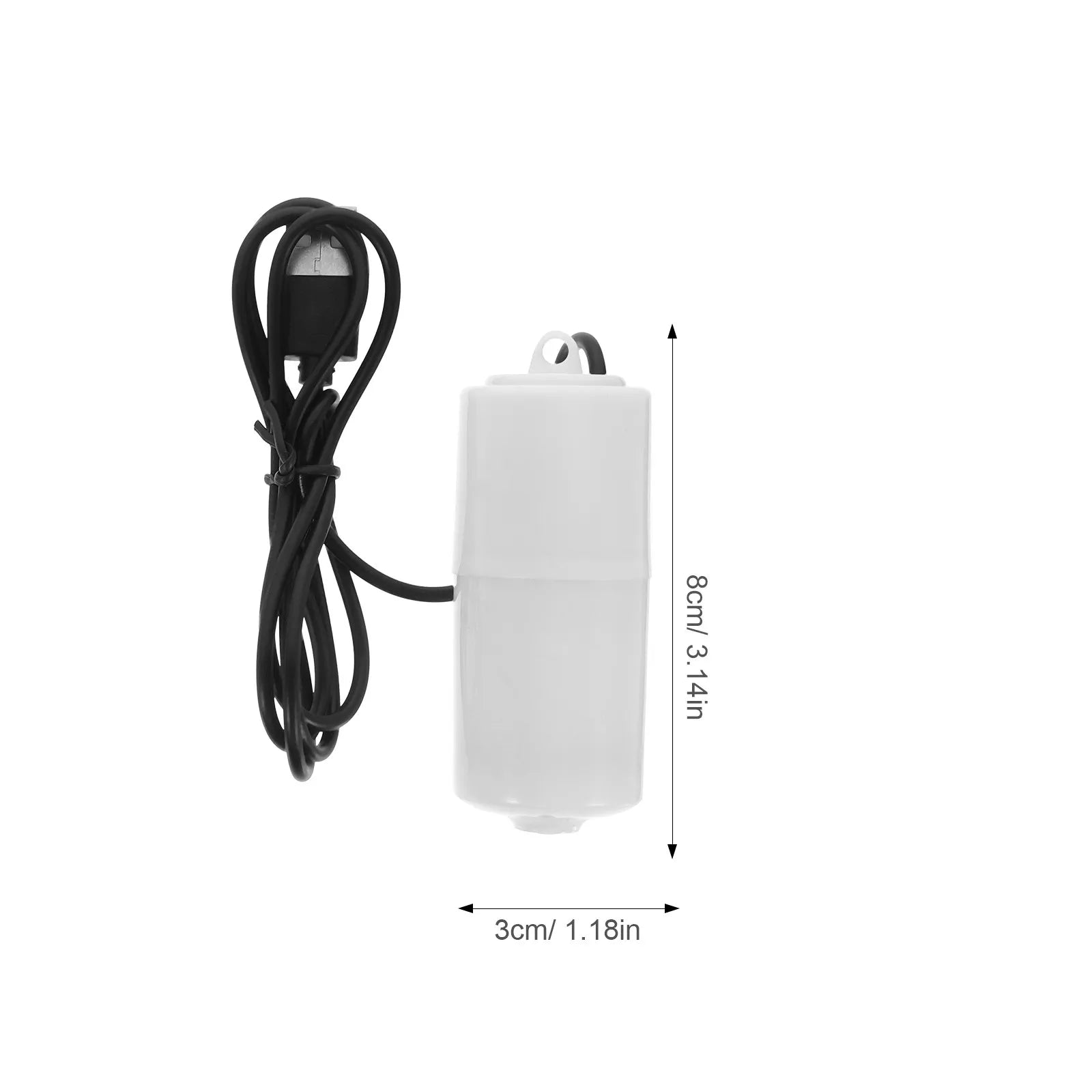2 Sets Aquarium Oxygen Usb Air Pump Small Fish Tank Aerator