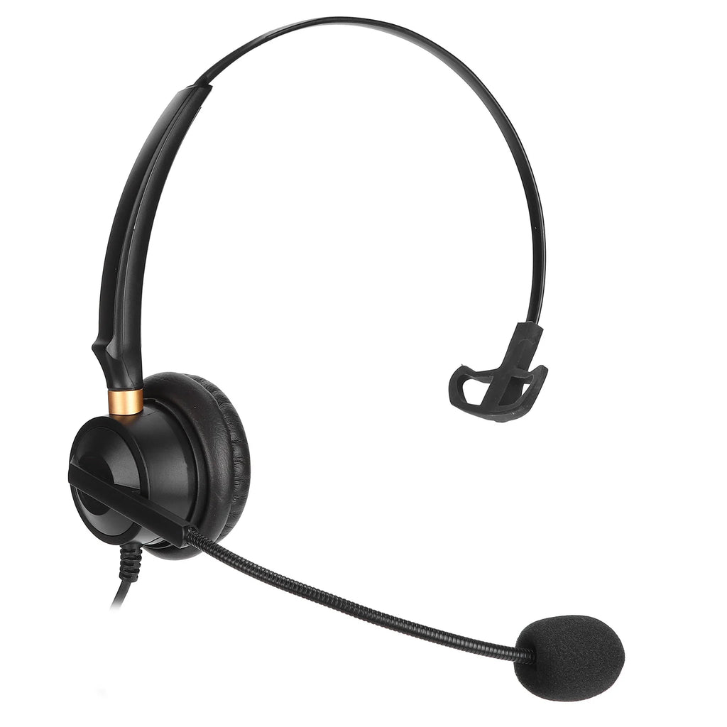 H600 2 5 Telephone Headset Single Ear Customer Service Headphone