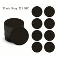 10 RFID NFC Ntg215 Tags Black Sticker 13 56MHz 215 Adhesive Labels Zpaxo 50pcs black