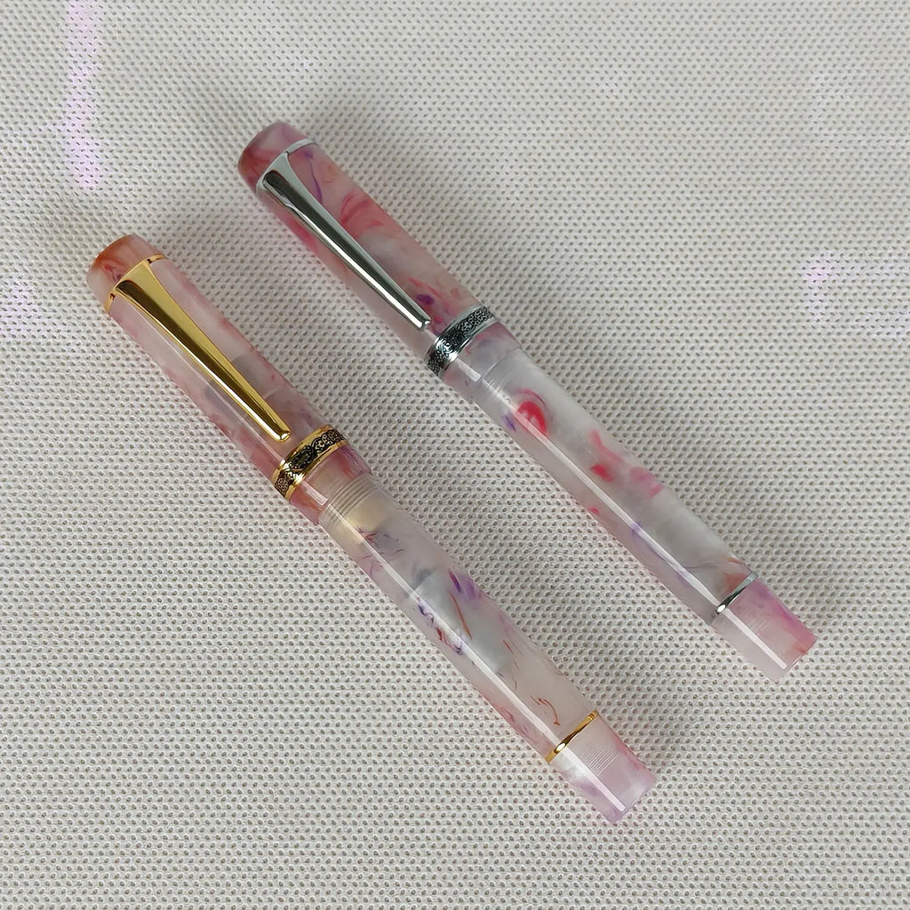 All Color Kaigelu 316 Smooth Acrylic Fountain Pen EF/F/M Nib Beautiful Marble Amber Pattern Ink Pen Writing Gift Office Business Zpaxo