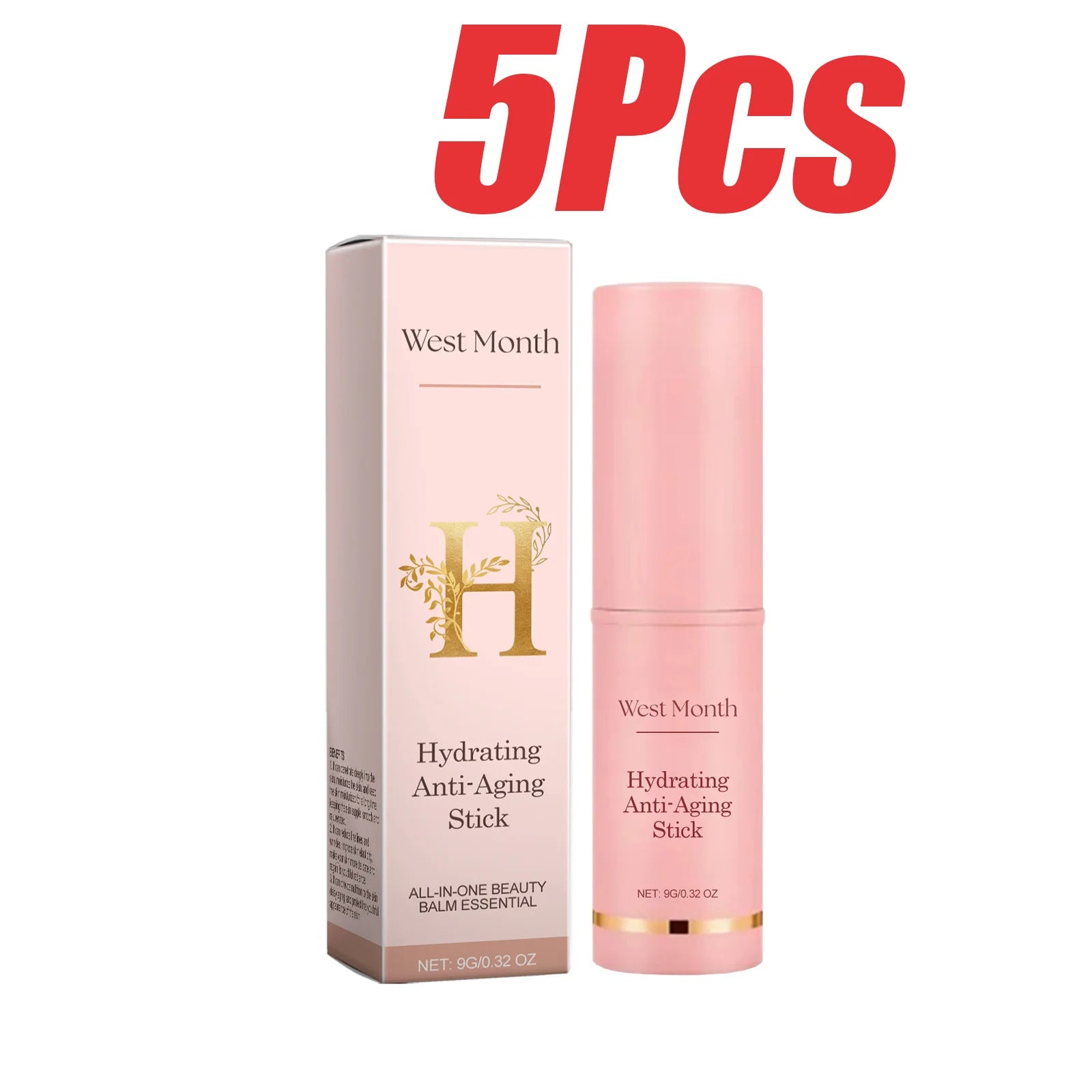 Collagen Firming Balm Stick – Anti-Aging Hydrating Skin Care Facial Balm Stick Zpaxo 5PCS
