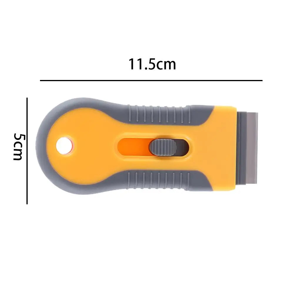 Handle Gadget With 5pcs Replaceable Blades Cleaning Tools Car Sticker Remover Scraper Spatula Glue Removing Razor Zpaxo