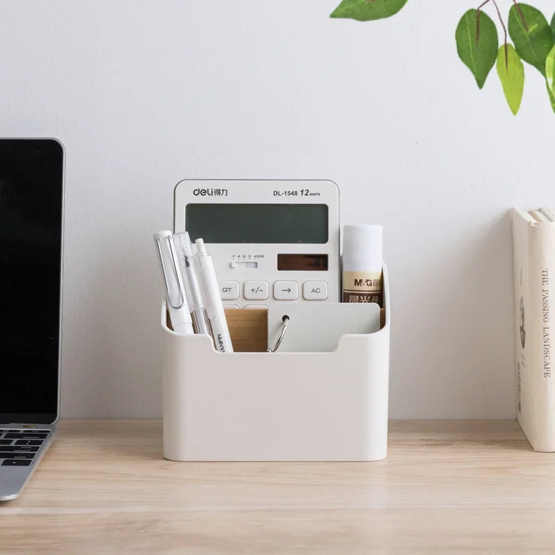 Plastic Desktop Storage Box for Remote Controls Tissues Cosmetics Office Supplies Living Room Organization Zpaxo