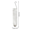 Stainless Millet Holder Bird Cage Foraging Supports Tray Anti Bite