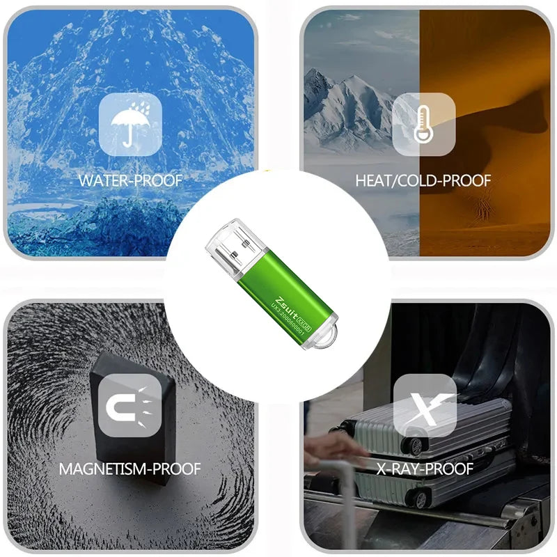 Zsuit Free Custom 10PCS USB Flash Drives 2GB Pen Drive 4GB 8GB 16GB Usb Pendrive Memory Stick Gifts 32GB 64GB Waterproof U Disk Zpaxo