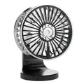 Y1UB Vehicle USB Fan Electric Car Dashboard Mounted 3 Speed 360