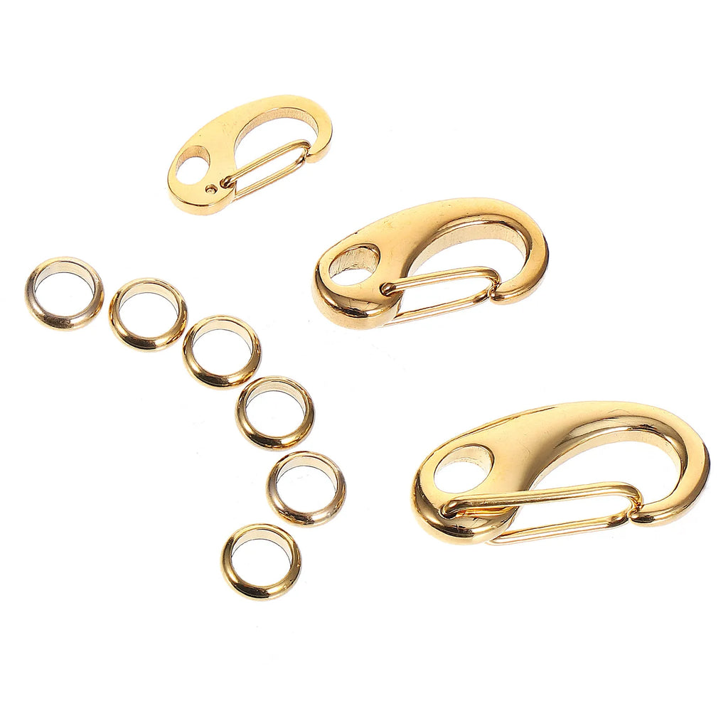 Premium Stainless Steel Pet Tag Quick Clip Lobster Clasp Dog Cat