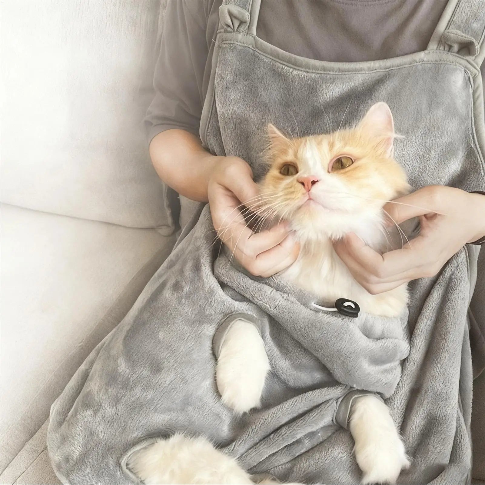 Pet Carrier Sling Front Shoulder Bag Adjustable Portable Cat Dog