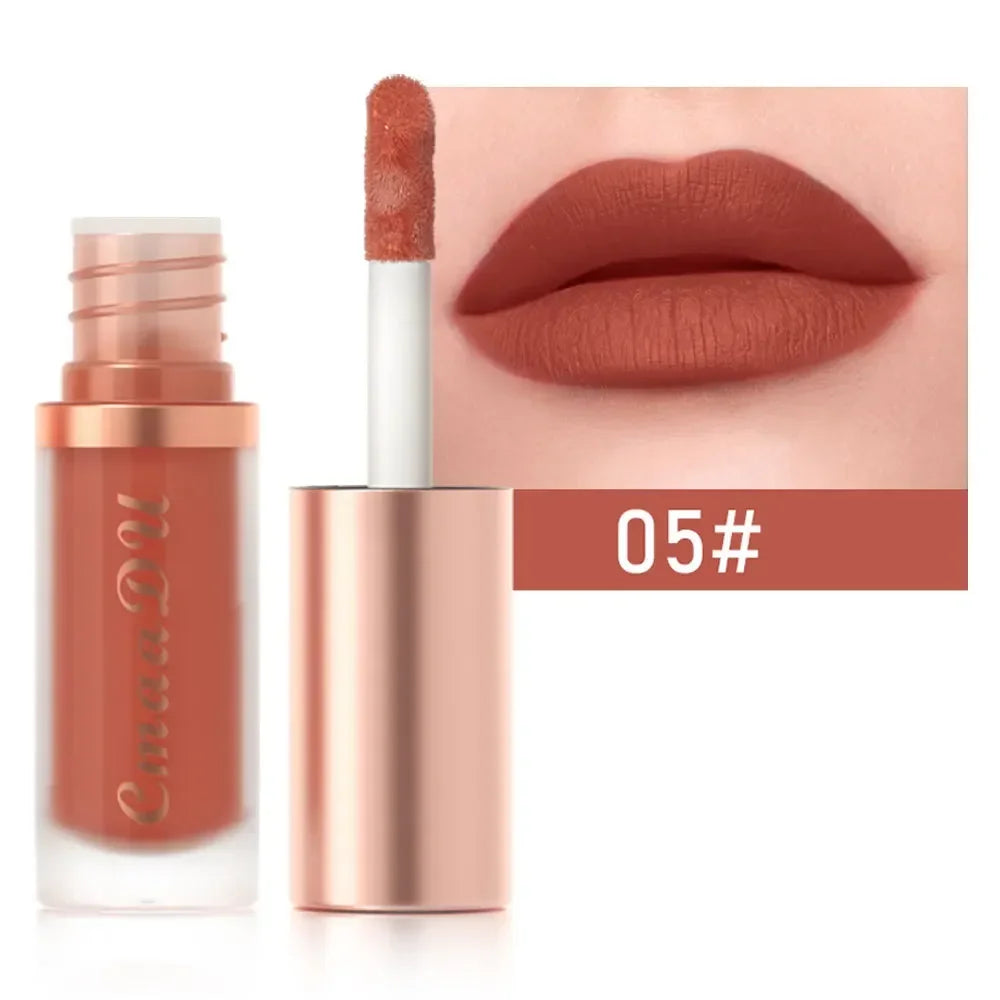 Waterproof Matte Velvet Lip Glaze Moisturizing Long Lasting Non-stick Zpaxo 5