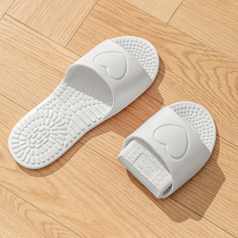 Portable Slippers Indoor Use EVA Lightweight Foldable Travel Hotel Zpaxo WHITE 39-40