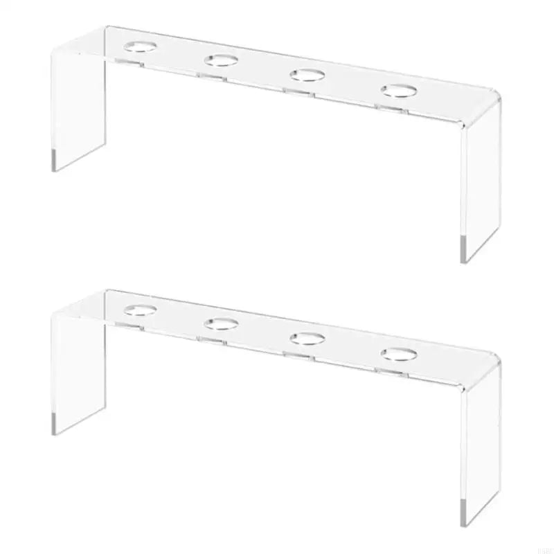 Clear Acrylic Wine Display Stands Countertop Organization Durable