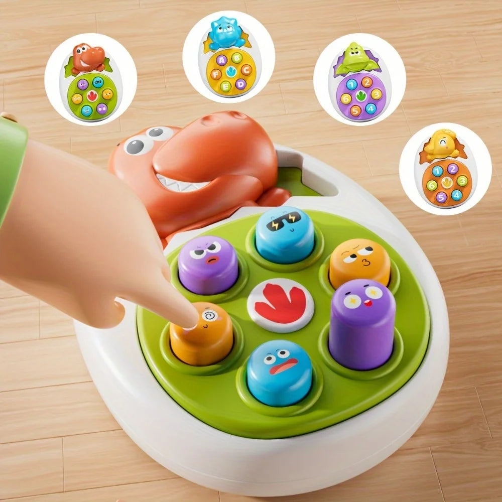 Dinosaur Press Tap Enlightenment Toy Interactive Learning Vibrant