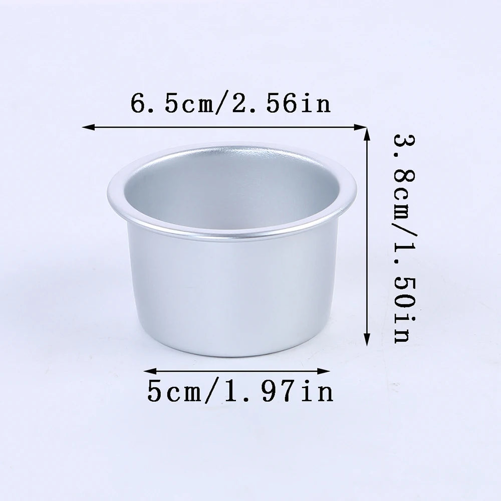 5Pcs Performance Aluminium Mini Round Cheesecake Pan 2Inch Cheesecake Pan Cupcake Pan Muffin Pan Desserts Cake Baking Pan Zpaxo J230902-W-5