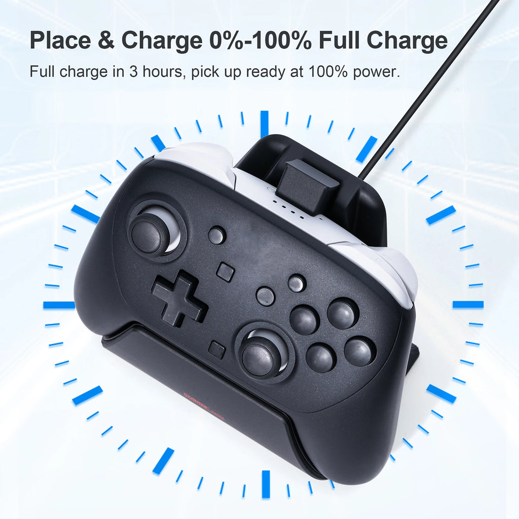 Controller Charger Stand Compatible Switch 2 Charging Dock Base W LED