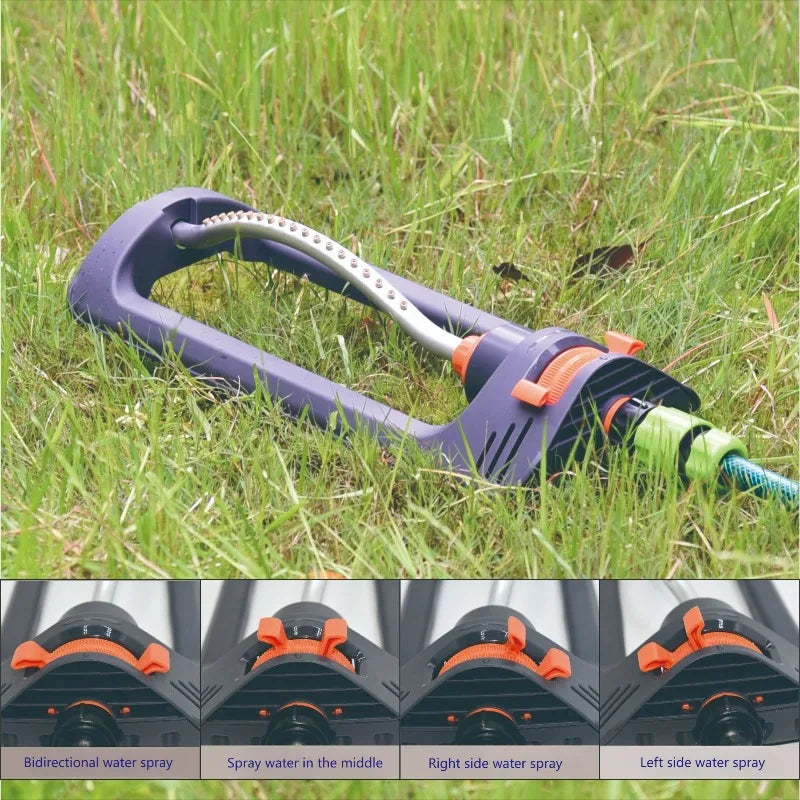 Creative Garden Watering Sprinkler Courtyard Sprinkler Lazy Automatic Swinging Sprinkler Garden Gardening Lawn Watering Artifact Zpaxo