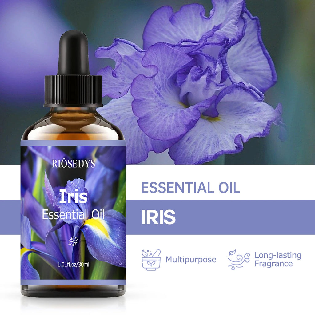 IRIS essential oil natural fragrance, is suitable for body massage treatments ,hair care anddiffuser Zpaxo