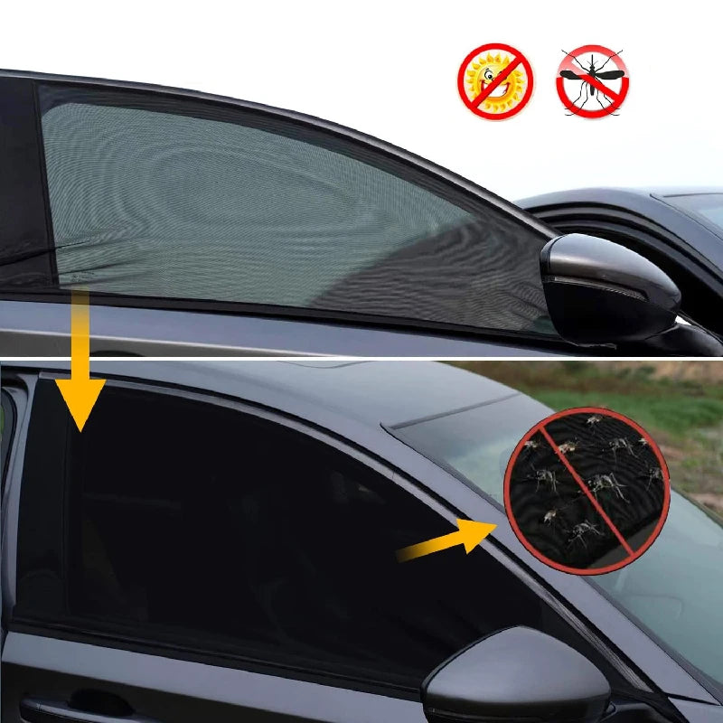 Car Sunscreen Mosquito Repellent Curtains Privacy Sunshade Summer