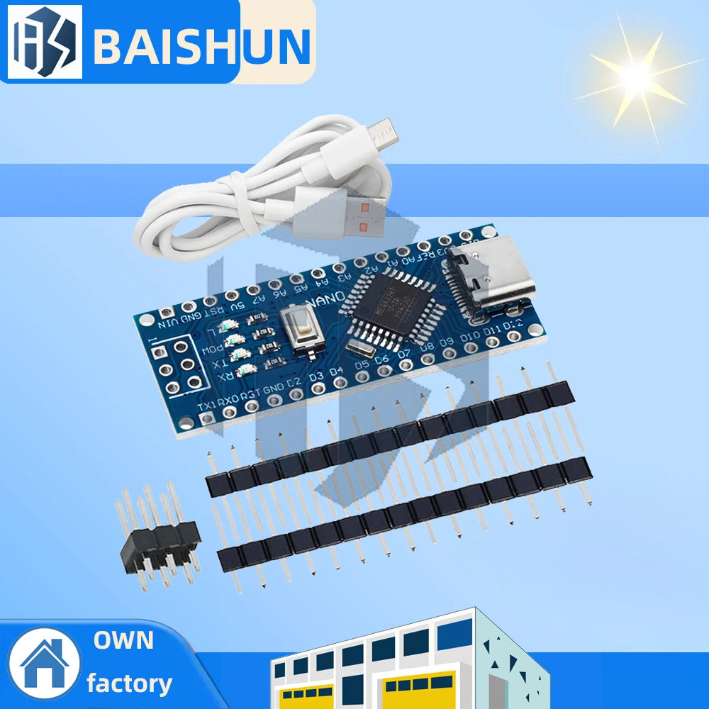 Nano 3 0 Atmega328 Weld Controller Compatible Board TYPE-C Module PCB Zpaxo