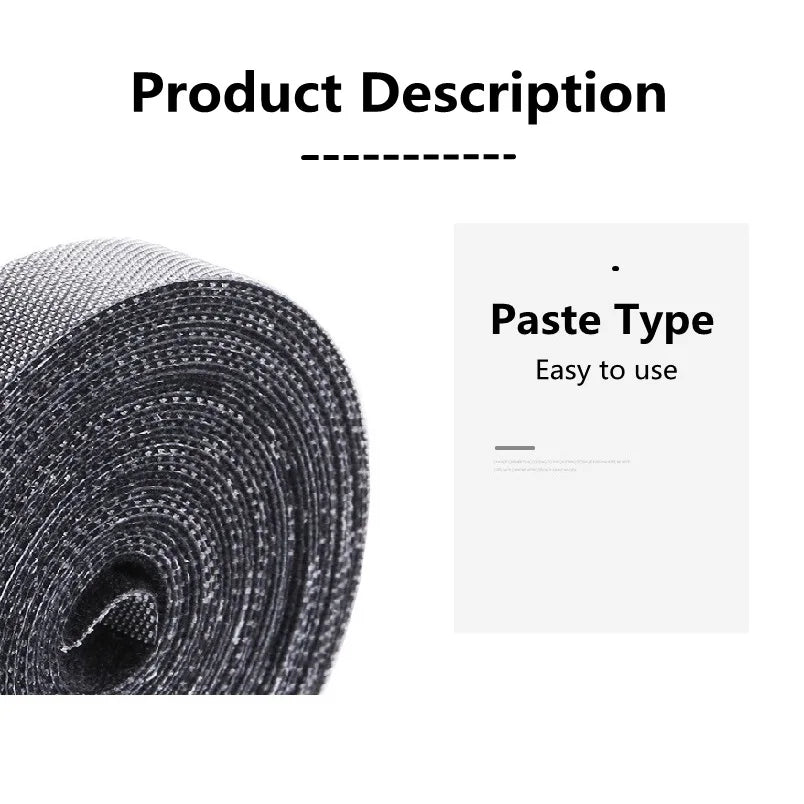 1m 3m 5m Cable Organizer Management Wire Winder Tape Earphones Mouse