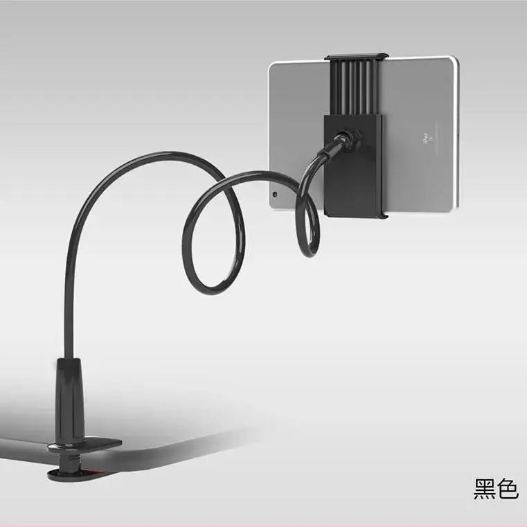 Universal Mobile Phone Holder Flexible Lazy Bracket Adjustable Cell Phone Clip 360 Degree Rotation Tablet Stand For iPad Tablet Zpaxo Black