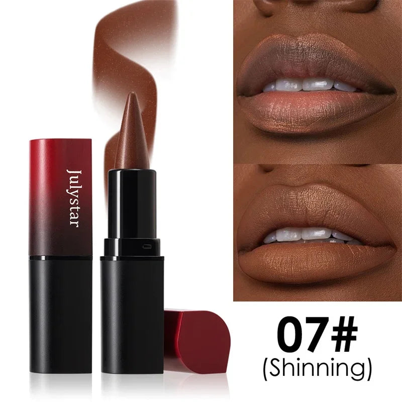 Tapered Nib Lip Liner Pencil Long-lasting Matte Black Brown Velvet Zpaxo 07
