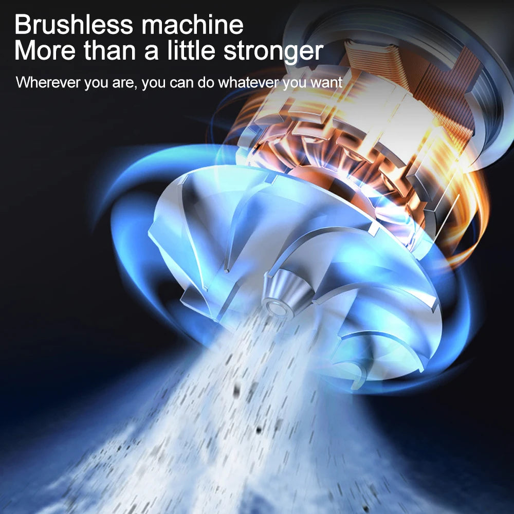 Car Mounted Household Small Mini Blowing And Suction Integrated Portable Handheld Wireless Car Specific Vacuum Cleaner Zpaxo