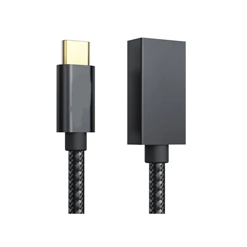652F External Drive Data Cable Textile USB 3 1 10Gbps 60W Extension Zpaxo TypeC to USB 0.3m CN