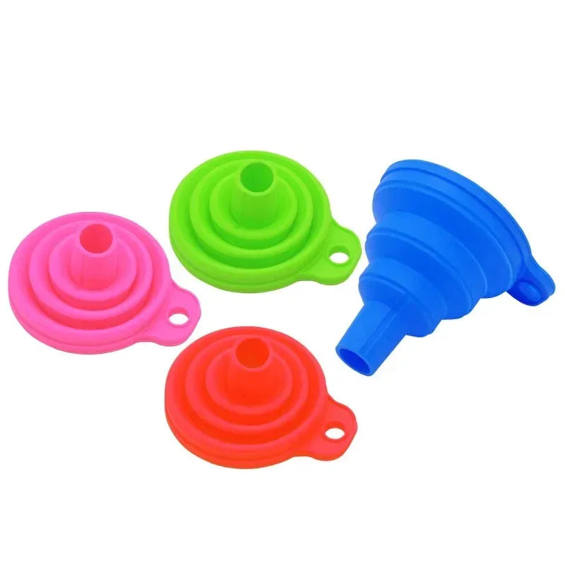 Collapsible Silicone Car Funnel – Universal Oil & Fluid Fill