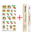 Nail Decoration Care Set Portable Cuticle Oil Pen Persian Lion Sun Nail Stickers Flaky Skincare Deep Hydration Lock Hand Care Zpaxo Nail Care Set
