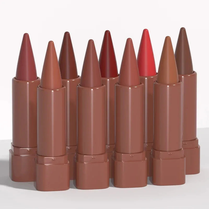 Gradient Lip Liner Pen with Matte Velvet Finish Smooth Application Lipstick for Defined and Elegant Lips Zpaxo