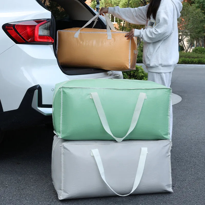 Hot Moving Packing Bags, Dustproof and Moisture-proof Quilt Bags, Large Clothes Storage Bags, Large-capacity Quilt Storage Bag Zpaxo