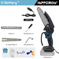 HIPPCRON Brushless Electric Chainsaw Portable Saw Woodworking Power