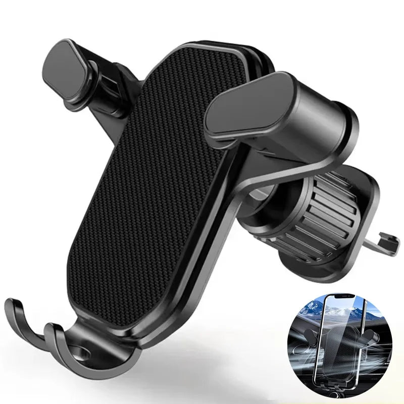 Universal Gravity Auto Phone Holder Car Air Vent Clip Mount Mobile Phone Holder Smart Phone Stand For iPhone 16 15 Xiaomi Huawei Zpaxo