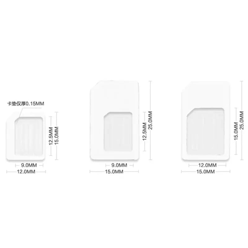 1 SIM Convert Universal Smart Phone Adapter Nano Card Micro Standard